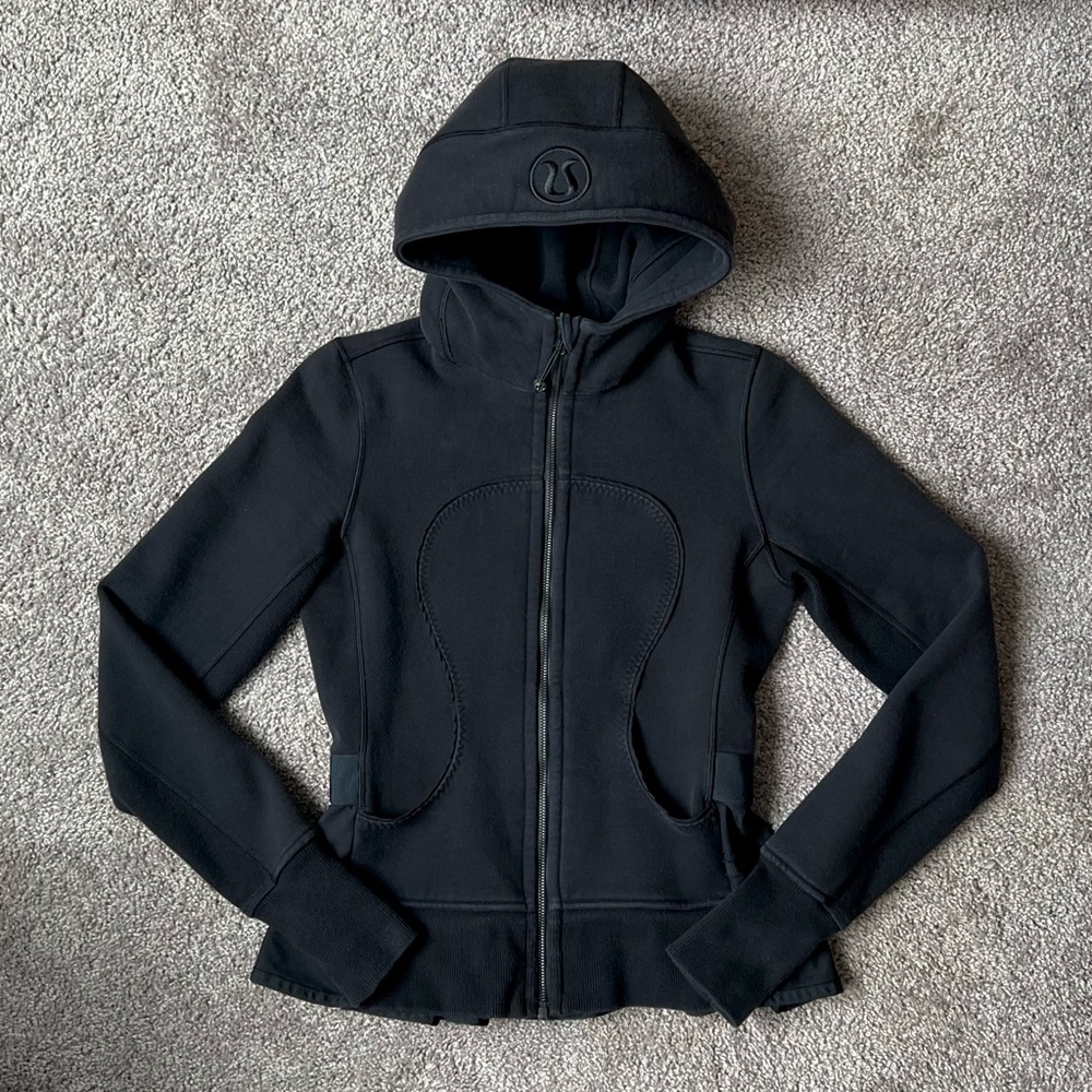 RARE LULULEMON SE Hiver 2013 Ruffled Up Scuba Hoodie